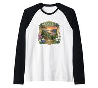 Souvenir dei sentieri escursionistici panoramici del Blauvelt State Park New York Maglia con Maniche Raglan