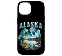 Souvenir dei visitatori dell'ultima frontiera dell'Alaska Custodia per iPhone 14