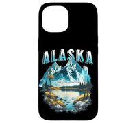 Souvenir dei visitatori dell'ultima frontiera dell'Alaska Custodia per iPhone 15