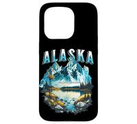 Souvenir dei visitatori dell'ultima frontiera dell'Alaska Custodia per iPhone 15 Pro