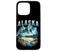 Souvenir dei visitatori dell'ultima frontiera dell'Alaska Custodia per iPhone 15 Pro Max