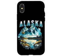 Souvenir dei visitatori dell'ultima frontiera dell'Alaska Custodia per iPhone X/XS