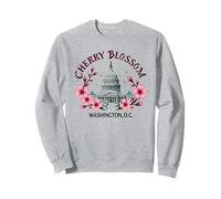 Souvenir del Campidoglio degli Stati Uniti in Fiore di ciliegio Washington Felpa
