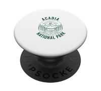 Souvenir del parco nazionale di Acadia Maine retrò per uomini, donne e bambini PopSockets PopGrip Adesivo