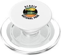 Souvenir del parco nazionale di Acadia Maine retrò per uomini, donne e bambini PopSockets PopGrip per MagSafe
