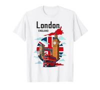Souvenir del Tower Bridge di Londra Inghilterra Maglietta
