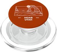 Souvenir delicato dell'arco del parco nazionale degli archi dello Utah di Moab City PopSockets PopGrip per MagSafe