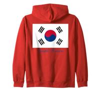 Souvenir della Bandiera della Corea del Sud Felpa con Cappuccio