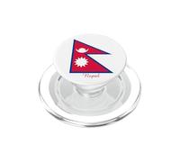 Souvenir della bandiera nepalese del Nepal PopSockets PopGrip per MagSafe