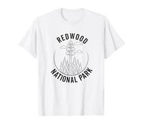Souvenir della California di Crescent City del Parco Nazionale di Redwood Maglietta