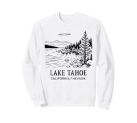 Souvenir della Natura del Nevada della California del Disegno al Tratto del Lago Tahoe Felpa