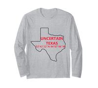 Souvenir delle Coordinate del Texas incerto Maglia a Manica