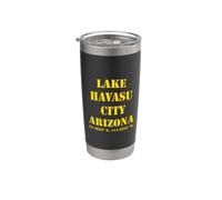 Souvenir delle coordinate dell"Arizona della città del lago Havasu Bicchiere termico in acciaio inox doppia parete