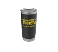 Souvenir delle coordinate di Panama City Beach Florida Bicchiere termico in acciaio inox doppia parete