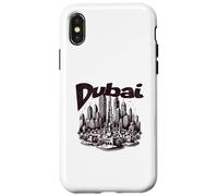 Souvenir delle vacanze a Dubai City Custodia per iPhone X/XS