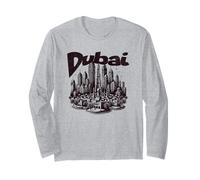 Souvenir delle Vacanze a Dubai City Maglia a Manica