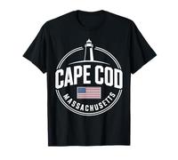 Souvenir delle Vacanze al Faro del Massachusetts di Cape cod Maglietta
