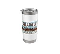 Souvenir delle vacanze del Parco nazionale di Denali e della conservazione dell'Alaska Bicchiere termico in acciaio inox doppia parete