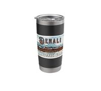 Souvenir delle vacanze del Parco nazionale di Denali e della conservazione dell'Alaska Bicchiere termico in acciaio inox doppia parete