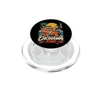 Souvenir delle vacanze sull'isola del leone Shisa di Okinawa PopSockets PopGrip per MagSafe