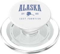 Souvenir dell'orgoglio vintage dell'Alaska L'ultima frontiera PopSockets PopGrip per MagSafe