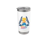 Souvenir di Bali Indonesia/Bali Bicchiere termico in acciaio inox doppia parete