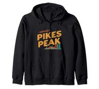 Souvenir di Bigfoot del Colorado con Scritta I Survived Pikes Peak Felpa con Cappuccio