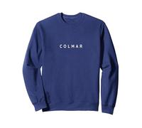 Souvenir di Colmar/Città di Vacanza Francese di Colmar Felpa, Unisex per Adulti, Navy, M