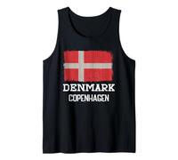 Souvenir di Copenaghen Storia Danese Bandiera Moderna Danimarca Canotta