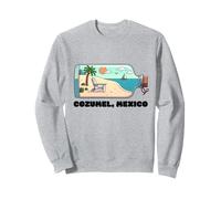Souvenir di Cozumel Messico Vacation Travel Uomo Donna Felpa