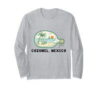Souvenir di Cozumel Messico Vacation Travel Uomo Donna Maglia a Manica