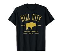 Souvenir di Design a Hill City, Dakota del Sud, Stati Uniti Maglietta