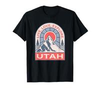 Souvenir di Design Utah Live Love Explore Mountain Maglietta