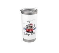 Souvenir di Istanbul Turchia Bicchiere termico in acciaio inox doppia parete