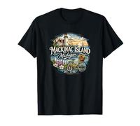 Souvenir di Mackinac Island Michigan, Design Grafico Maglietta