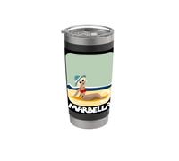 Souvenir di Marbella Bicchiere termico in acciaio inox doppia parete