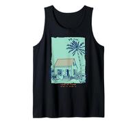 Souvenir di Miami Florida South Beach Vintage Retro Art Canotta
