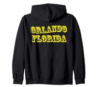 Souvenir di Orlando, Florida, Stati Uniti Felpa con Cappuccio