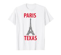 Souvenir di Parigi Texas USA Maglietta