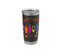 Souvenir di rafting kayak dell'Arizona del Parco Nazionale del Grand Canyon Bicchiere termico in acciaio inox doppia parete