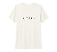 Souvenir di Sitges/Sitges Spagna/Sitges Beach Holiday Design Maglietta Premium