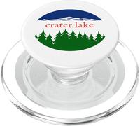 Souvenir di vacanza del parco nazionale del cratere lago PopSockets PopGrip per MagSafe