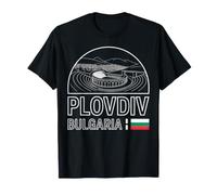 Souvenir di Viaggio con Arco panoramico di Plovdiv, Bulgaria Maglietta