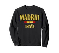 Souvenir di Viaggio con Bandiera della Spagna di Madrid Felpa