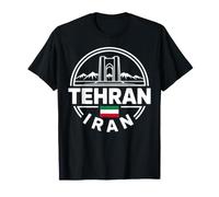 Souvenir di Viaggio con Emblema del Cerchio dell'Iran di Teheran Maglietta