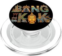 Souvenir di viaggio con nome della città di Bangkok, regalo turistico PopSockets PopGrip per MagSafe