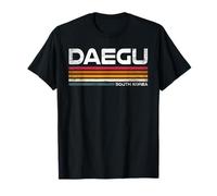 Souvenir di Viaggio Coreano con Design retrò Daegu Corea del Sud Maglietta