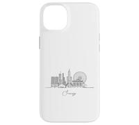Souvenir di viaggio degli Stati Uniti dello skyline di Chicago Illinois Custodia per iPhone 14 Plus