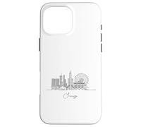 Souvenir di viaggio degli Stati Uniti dello skyline di Chicago Illinois Custodia per iPhone 16 Pro Max