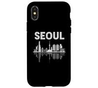 Souvenir di viaggio della capitale della Corea del Sud di Seoul Custodia per iPhone X/XS